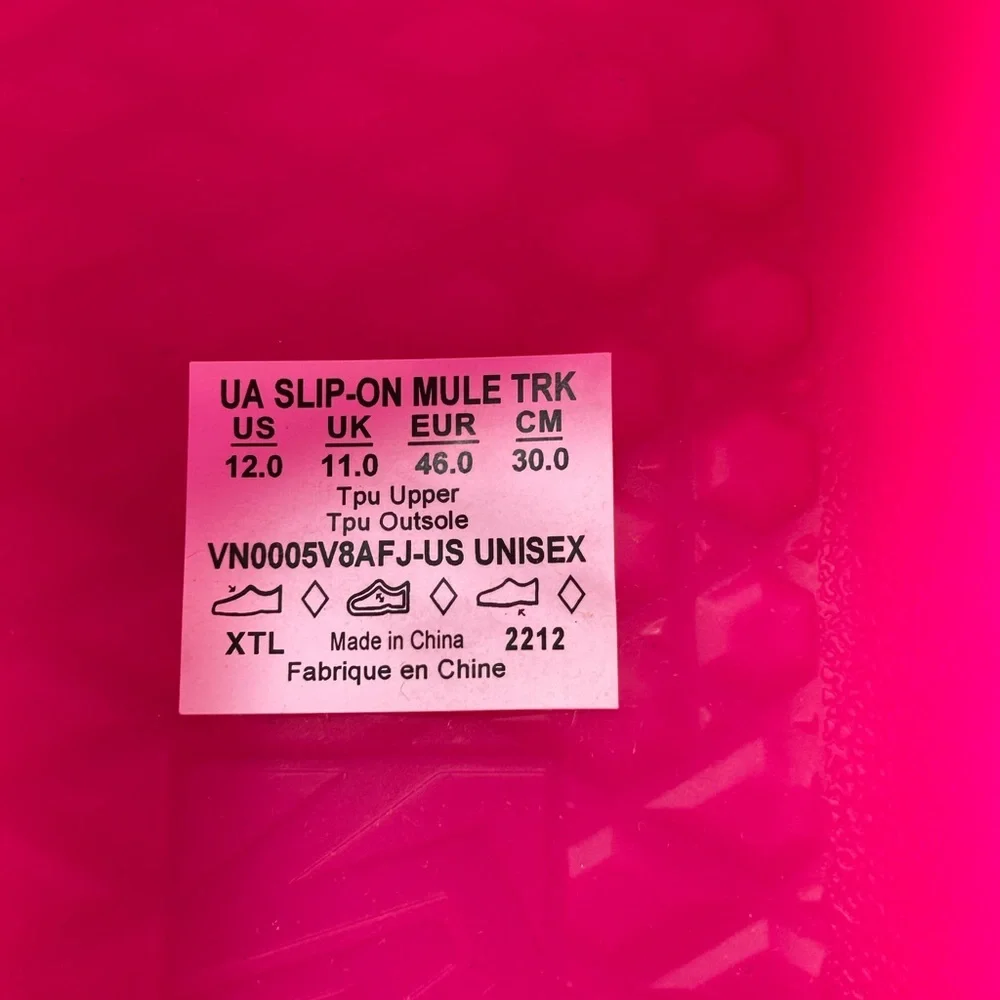 Vans Slip On Mule Trk‎ Hot Pink